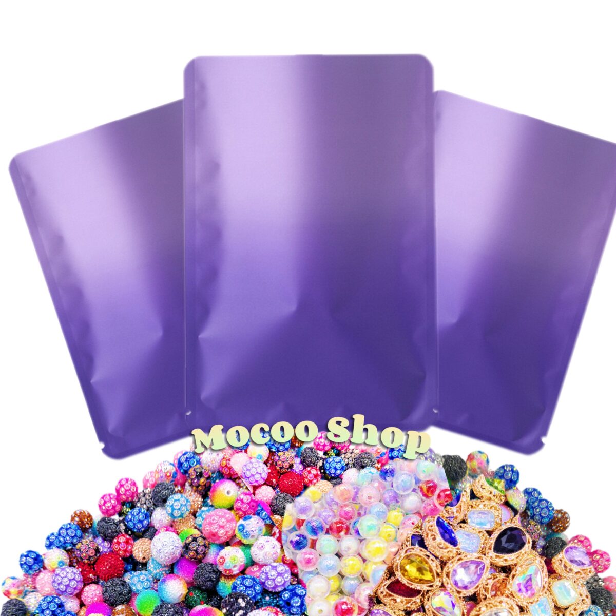 [NEW] Acrylic Beads Lucky Bags - Open in Live - for Beaded Pen Chain DIY